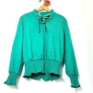 G.I.G.I. | Green Blouse | Women’s Size Small |